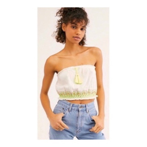 Free People Tops - NEW Free People No More Tiers Crop Top Tube Top